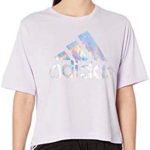 Adidas Badge of Sport Purple Tee